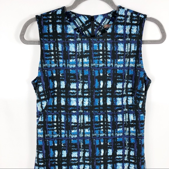 SOLD-NEW J McLaughlin Devon Dress Sleeveless Plaid - Picture 2 of 7